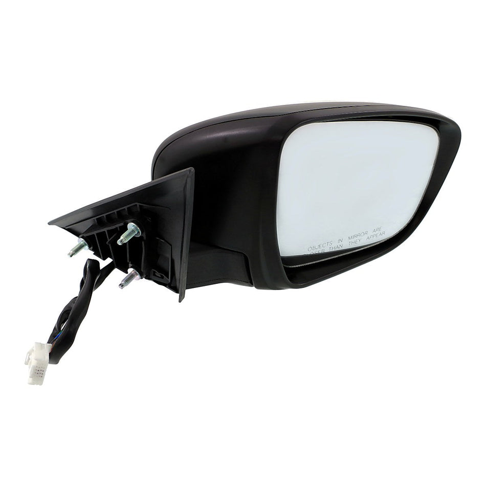 2015 Nissan Rogue Select Door Mirror Passenger Side - side angle, Part NI1321254