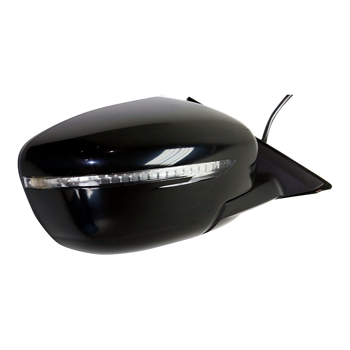2014-2016 Nissan Rogue Door Mirror Passenger Side Power Heated With Chrome Base/Ptm Cover/Signal Usa Built_NI1321285-4