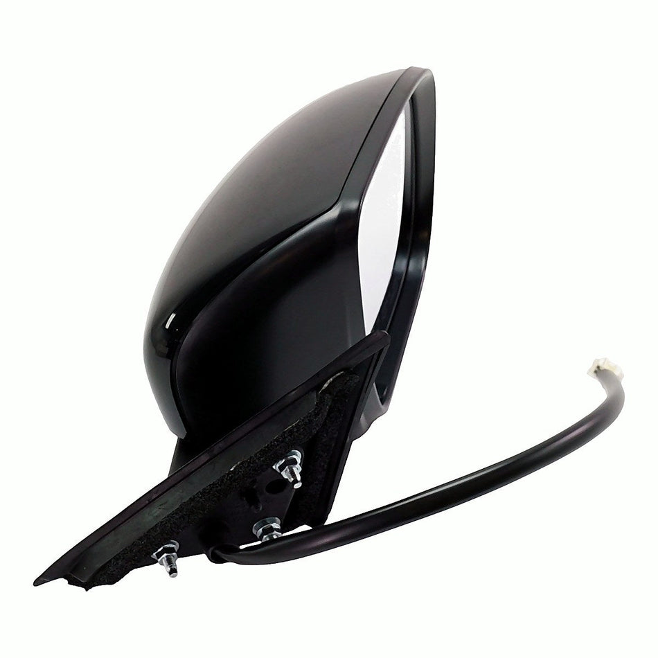 2017 Nissan Rogue Hybrid Door Mirror Passenger Side - side angle, Part NI1321290