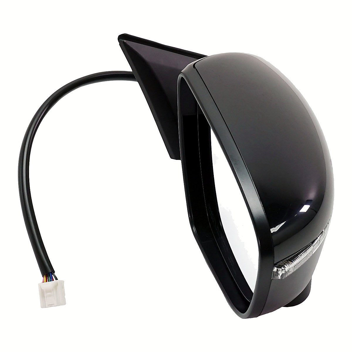 2016 Nissan Rogue Door Mirror Passenger Side Power Heated With Camera/Signal/Non-Paintable Black Cap_NI1321290-3