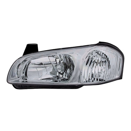 2000 Nissan Maxima Headlight Driver Side With Chrome Bezel – Front View (NI2502128)