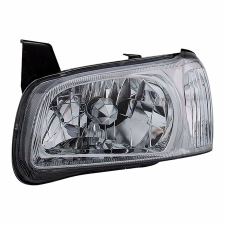 2000 Nissan Maxima Headlight Driver Side With Chrome Bezel – Side View (NI2502128)