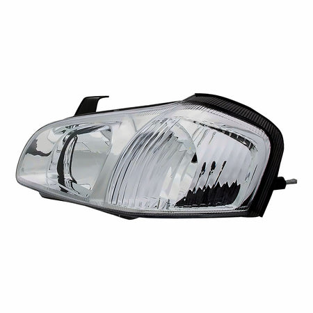 2000 Nissan Maxima Headlight Driver Side With Chrome Bezel – Detail View (NI2502128)