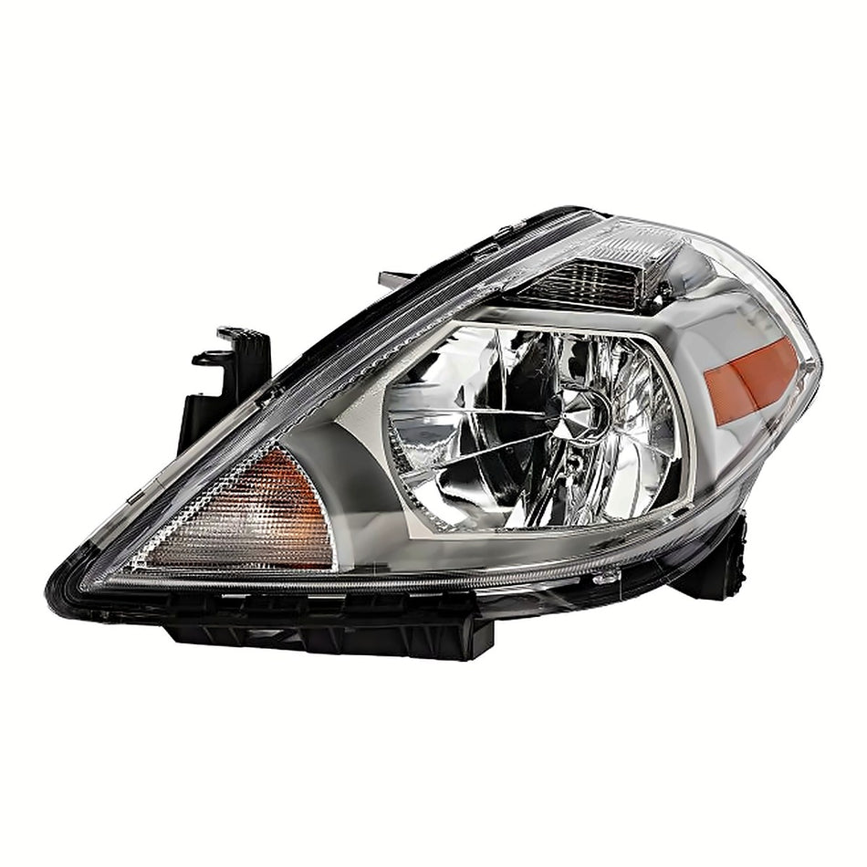 2007-2012 Nissan Versa Headlight Driver Side Exclude 2012 Sdn – Front View (NI2502165)
