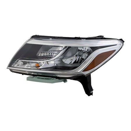 2013-2016 Nissan Pathfinder Headlight Driver Side Halogen Chrome Bezel – Side View (NI2502221)