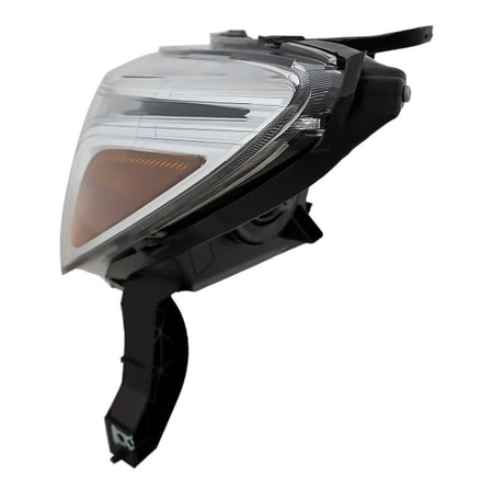 2013-2016 Nissan Pathfinder Headlight Driver Side Halogen Chrome Bezel – Angle View (NI2502221)