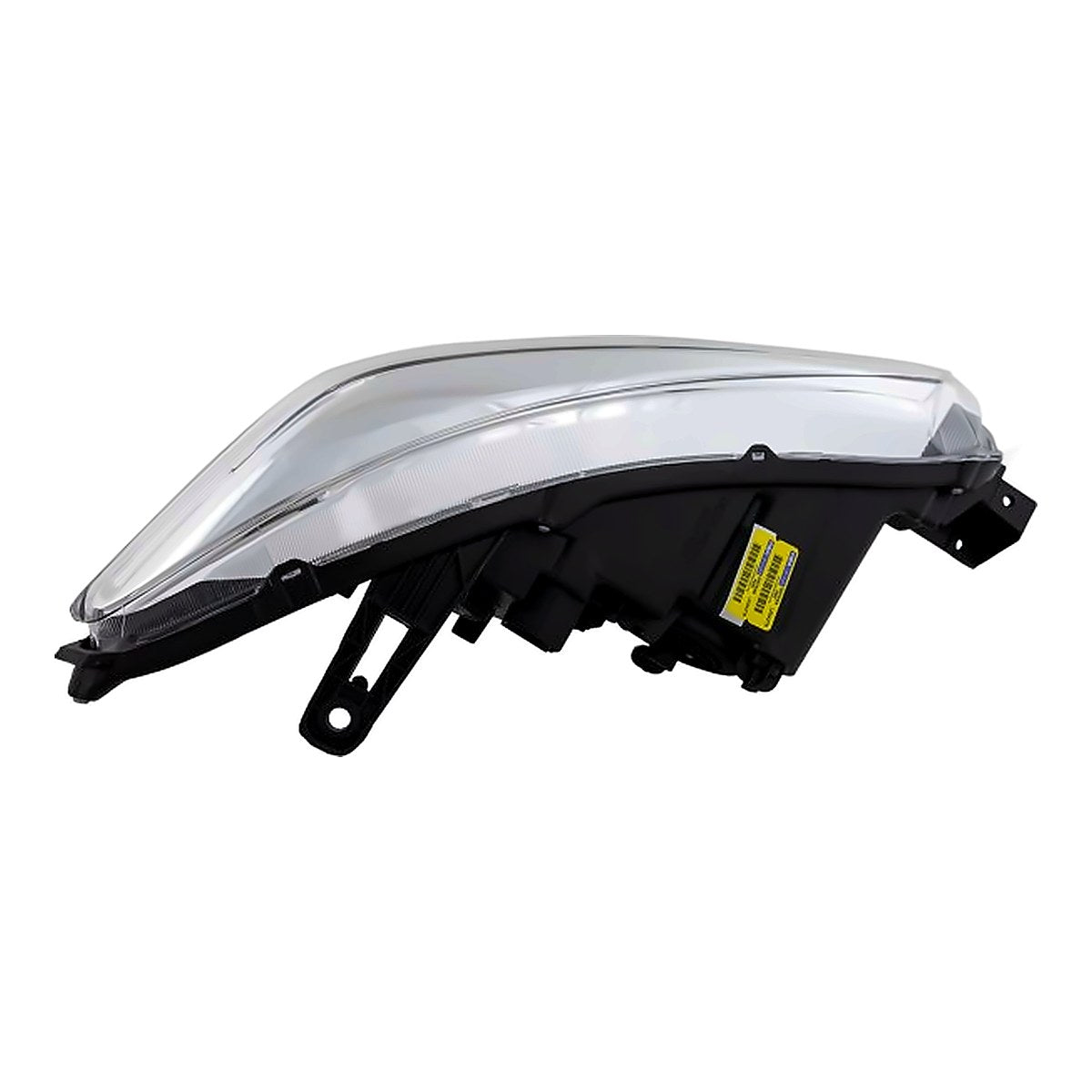 2013-2016 Nissan Pathfinder Headlight Driver Side Halogen Chrome Bezel – Detail View (NI2502221)