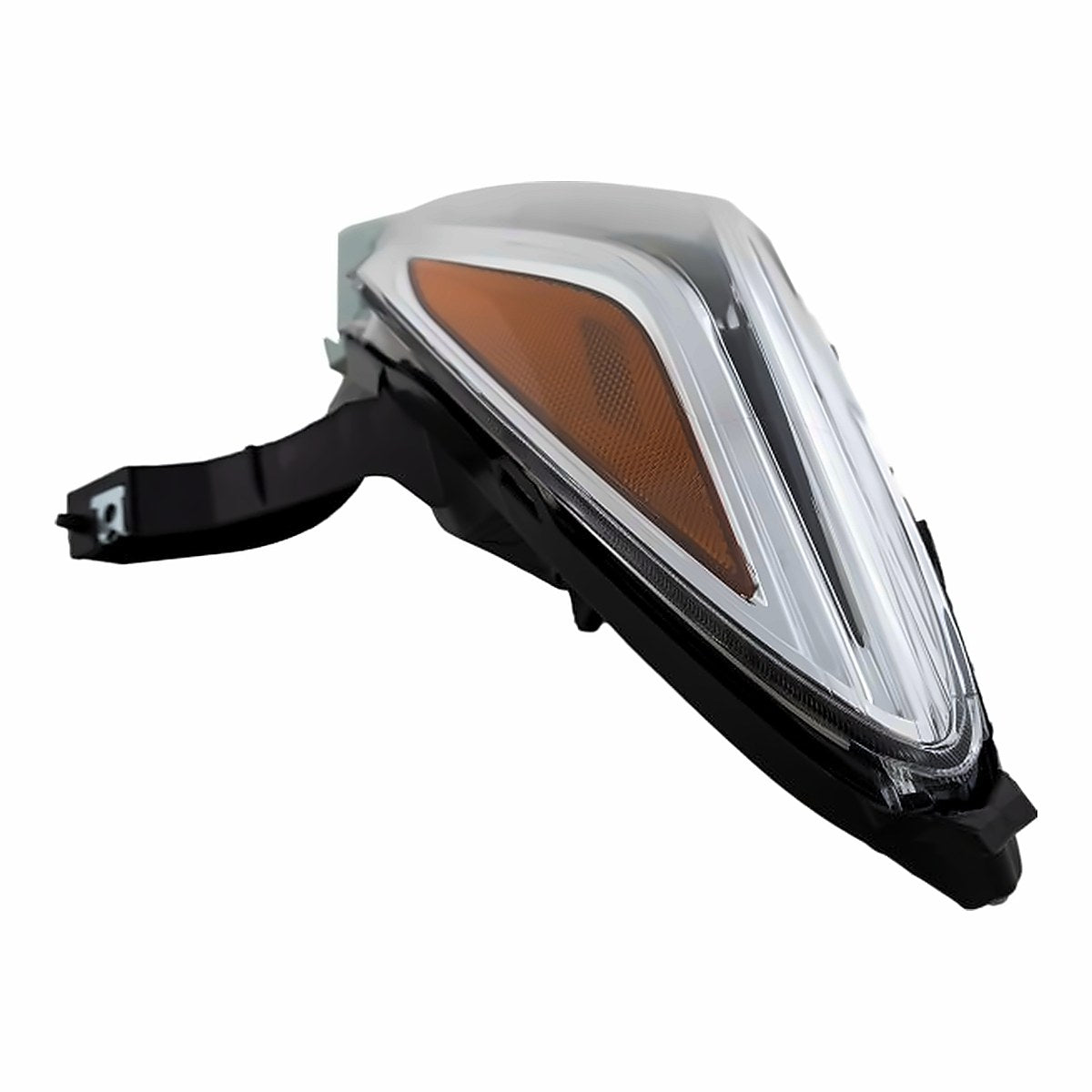 2013-2016 Nissan Pathfinder Headlight Driver Side Halogen Chrome Bezel – Close-Up View (NI2502221)