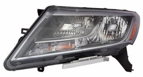 2013-2016 Nissan Pathfinder Headlight Driver Side Halogen Chrome Bezel 
