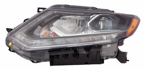 2014-2016 Nissan Rogue Headlight Driver Side Led With Led Drl To 2/2015 Production 