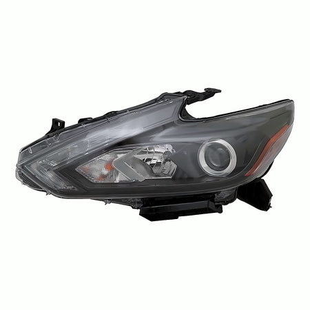 2016-2018 Nissan Altima Headlight Driver Side Led With Drl/Smoked Bezel – Front View (NI2502243)