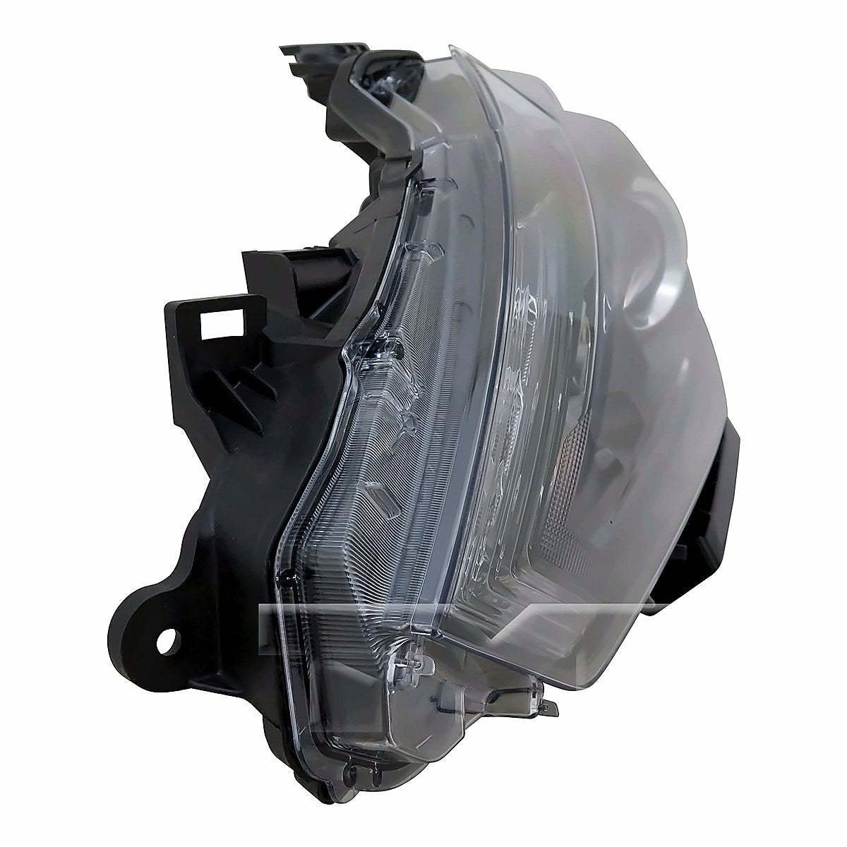 2016-2018 Nissan Altima Headlight Driver Side Led With Drl/Smoked Bezel – Angle View (NI2502243)