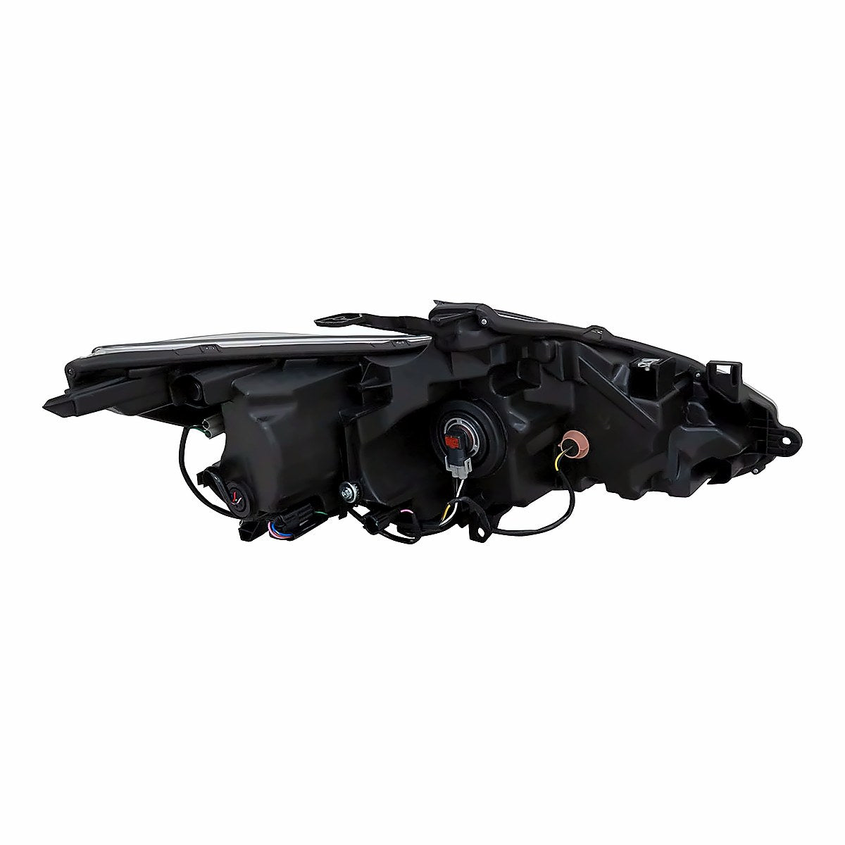 2016-2018 Nissan Altima Headlight Driver Side Led With Drl/Smoked Bezel – Back View (NI2502243)