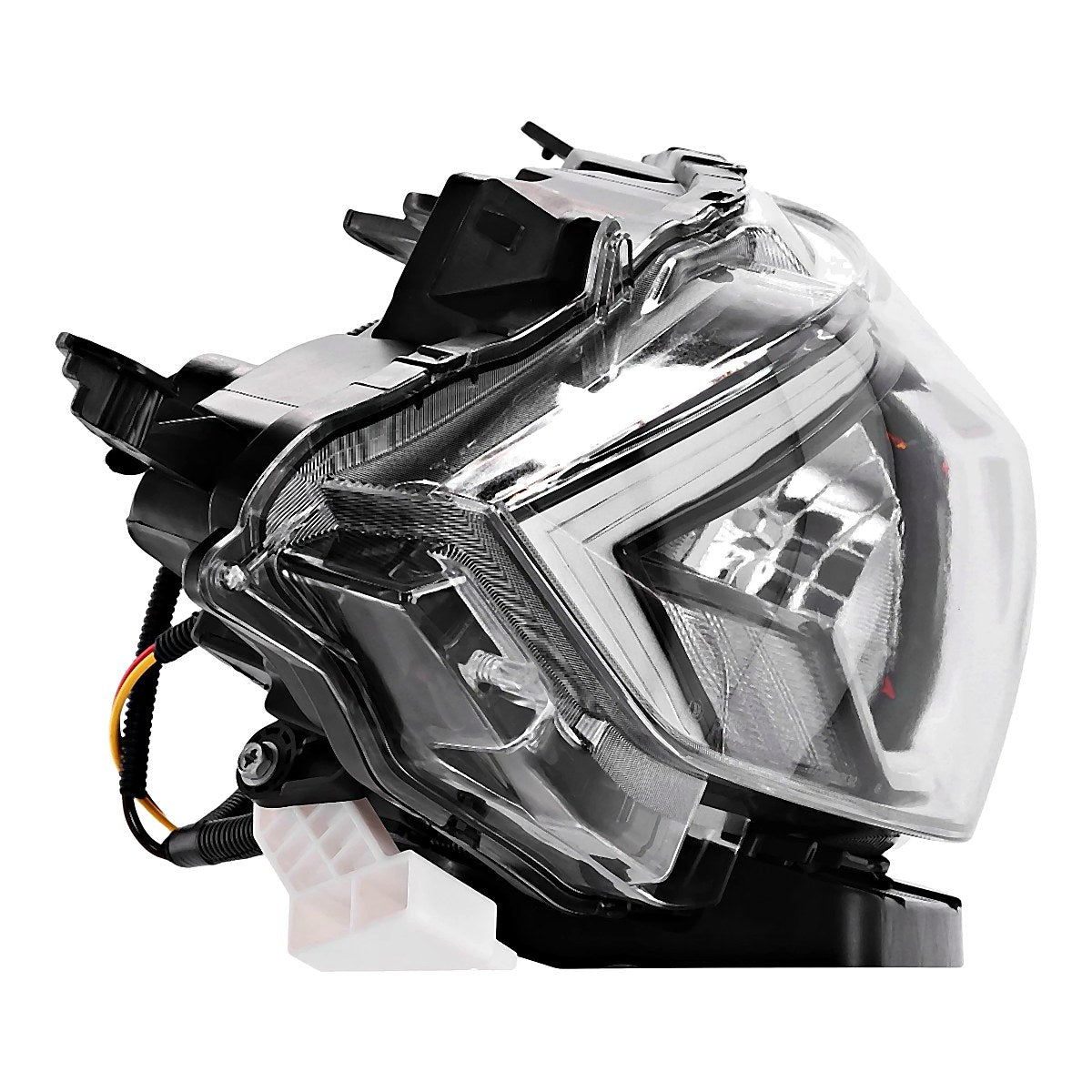 Side View - 2016-2019 Nissan Sentra Halogen Headlight Assembly Driver Side LH High Quality NI2502244