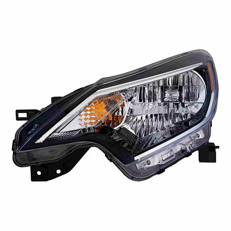 2017-2019 Nissan Versa_Hatchback Headlight Driver Side Halogen With Black Bezel – Side View (NI2502257)