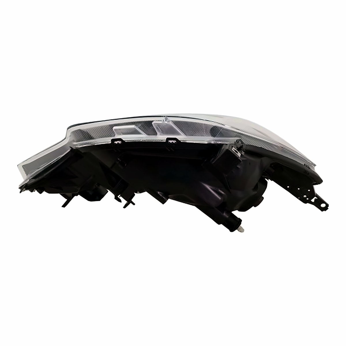 2017-2019 Nissan Versa_Hatchback Headlight Driver Side Halogen With Black Bezel – Angle View (NI2502257)