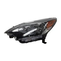 2017-2019 Nissan Versa_Hatchback Headlight Driver Side Halogen With Black Bezel 
