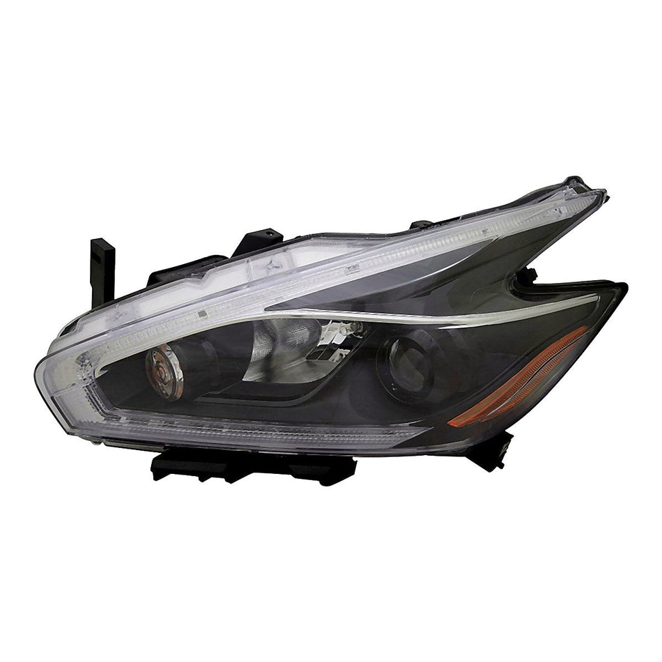 2018 Nissan Murano Headlight Driver Side Halogen With Black Bezel – NI2502260