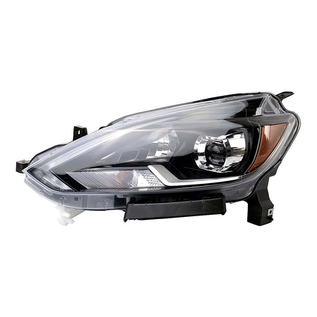 2018-2019 Nissan Sentra Headlight Driver Side With Led – Front View (NI2502263)