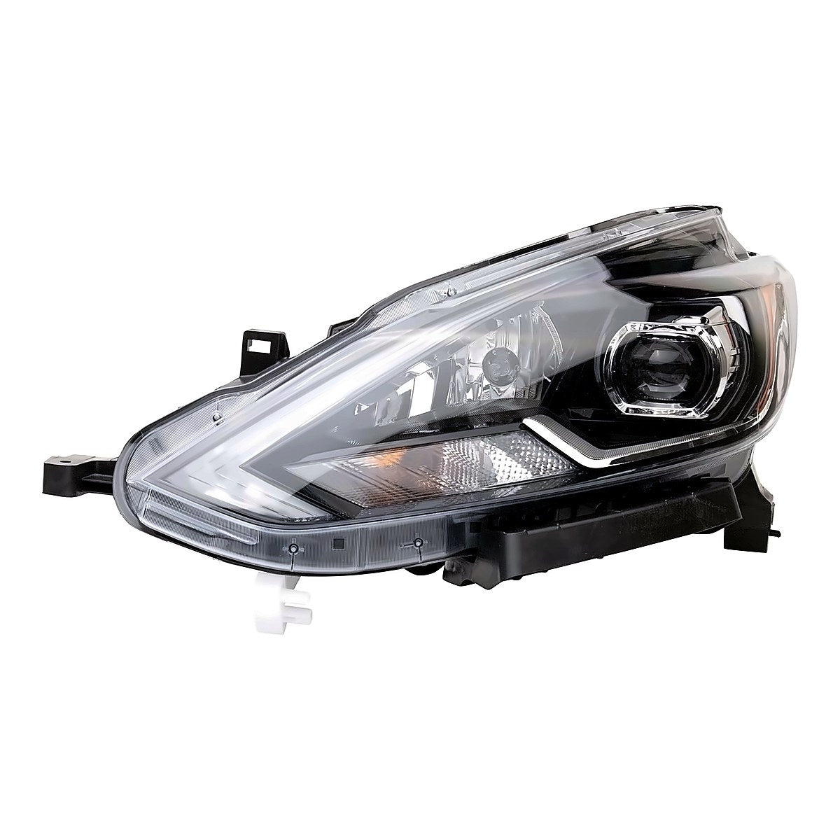 2018-2019 Nissan Sentra Headlight Driver Side With Led – Side View (NI2502263)