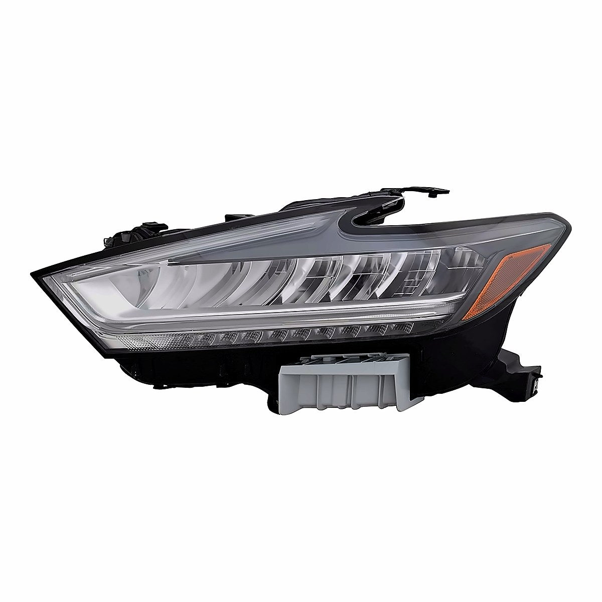 2019-2023 Nissan Maxima Headlight Driver Side Led Fits 22-23 With Chrome Bezel – Front View (NI2502269)
