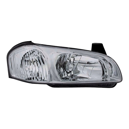 2000 Nissan Maxima Headlight Passenger Side With Chrome Bezel – Front View (NI2503128)