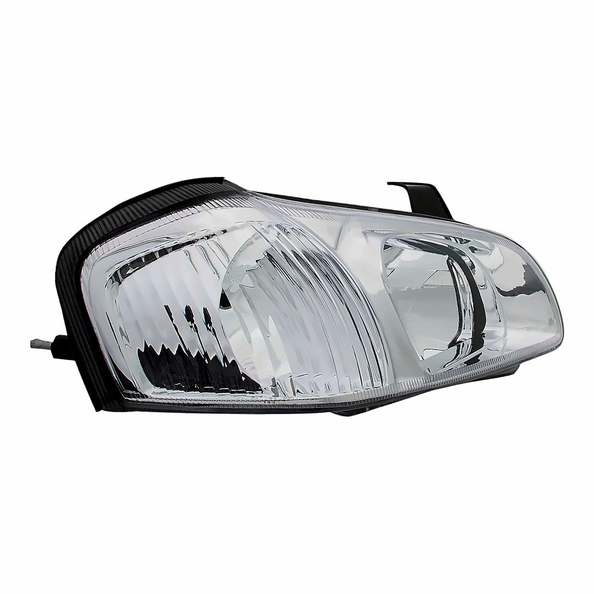 2000 Nissan Maxima Headlight Passenger Side With Chrome Bezel – Detail View (NI2503128)