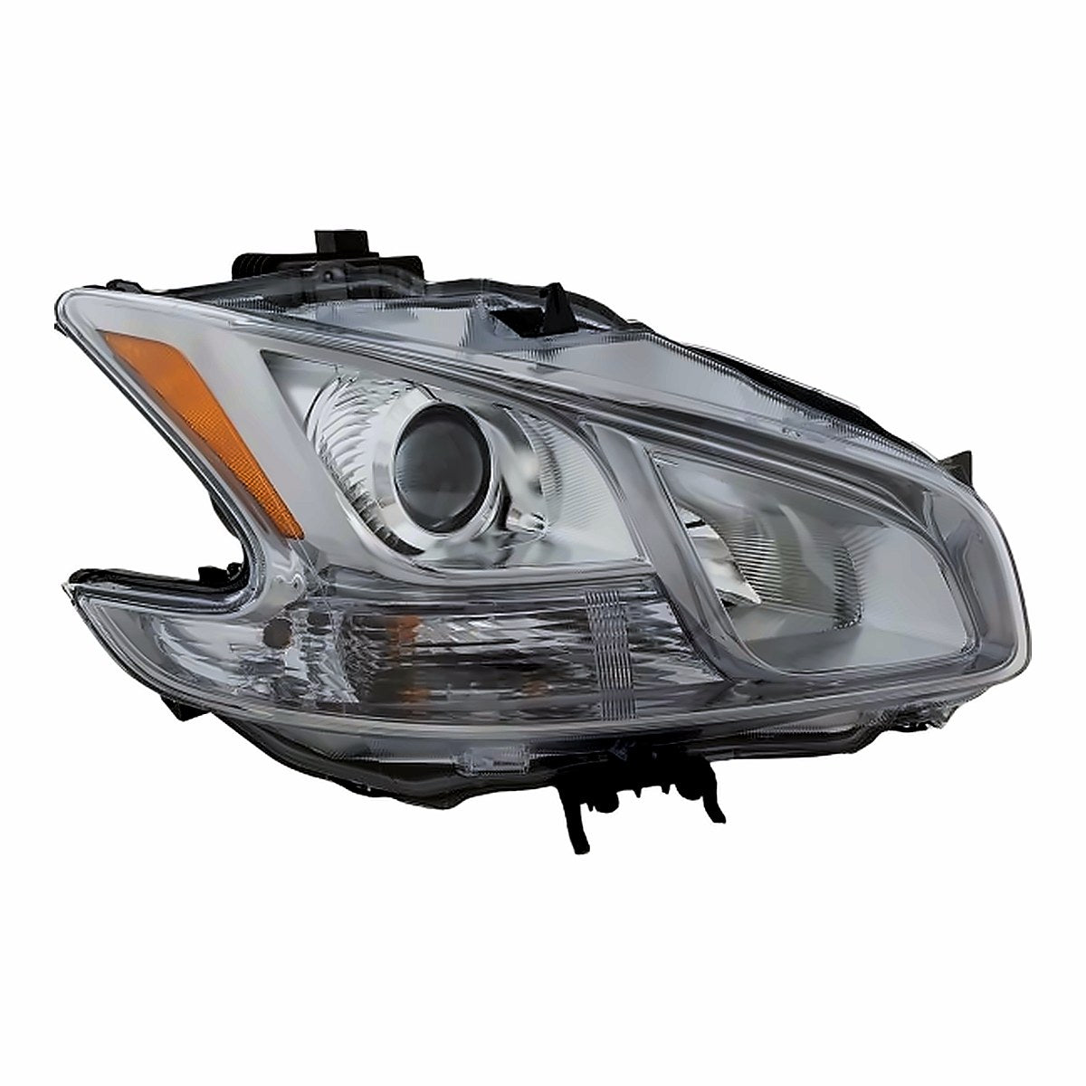 2009-2014 Nissan Maxima Headlight Passenger Side Xenon Exclude 11-13 Sport Pkg – Front View (NI2503186)