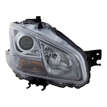 2009-2014 Nissan Maxima Headlight Passenger Side Xenon Exclude 11-13 Sport Pkg – Side View (NI2503186)