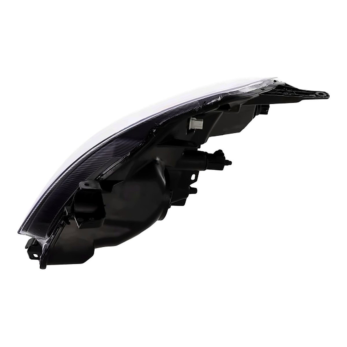 2007-2009 Nissan Altima Headlight Passenger Side With Gray Bezel – Close-Up View (NI2503187)