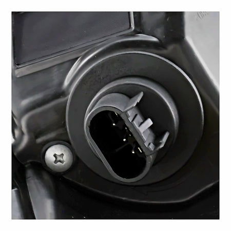 2007-2009 Nissan Altima Headlight Passenger Side With Gray Bezel – Installed View (NI2503187)
