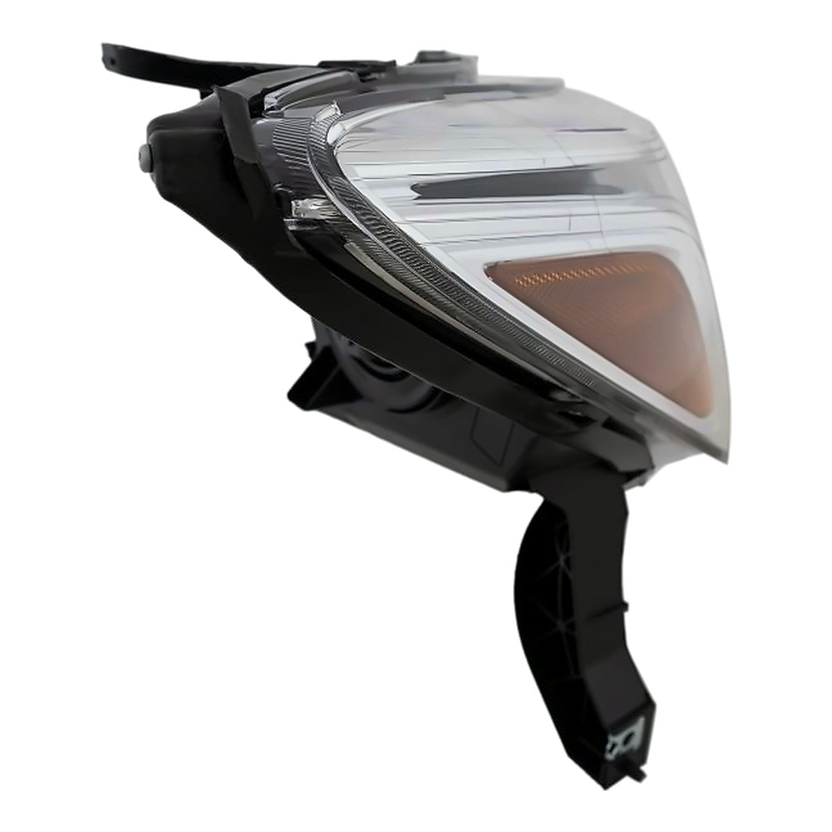 2013-2016 Nissan Pathfinder Headlight Passenger Side Halogen Chrome Bezel – Side View (NI2503221)