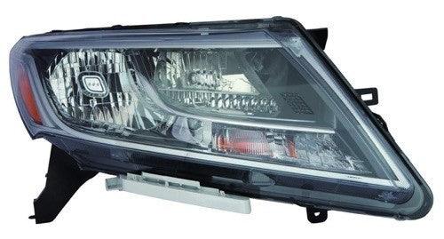 2013-2016 Nissan Pathfinder Headlight Passenger Side Halogen Chrome Bezel 