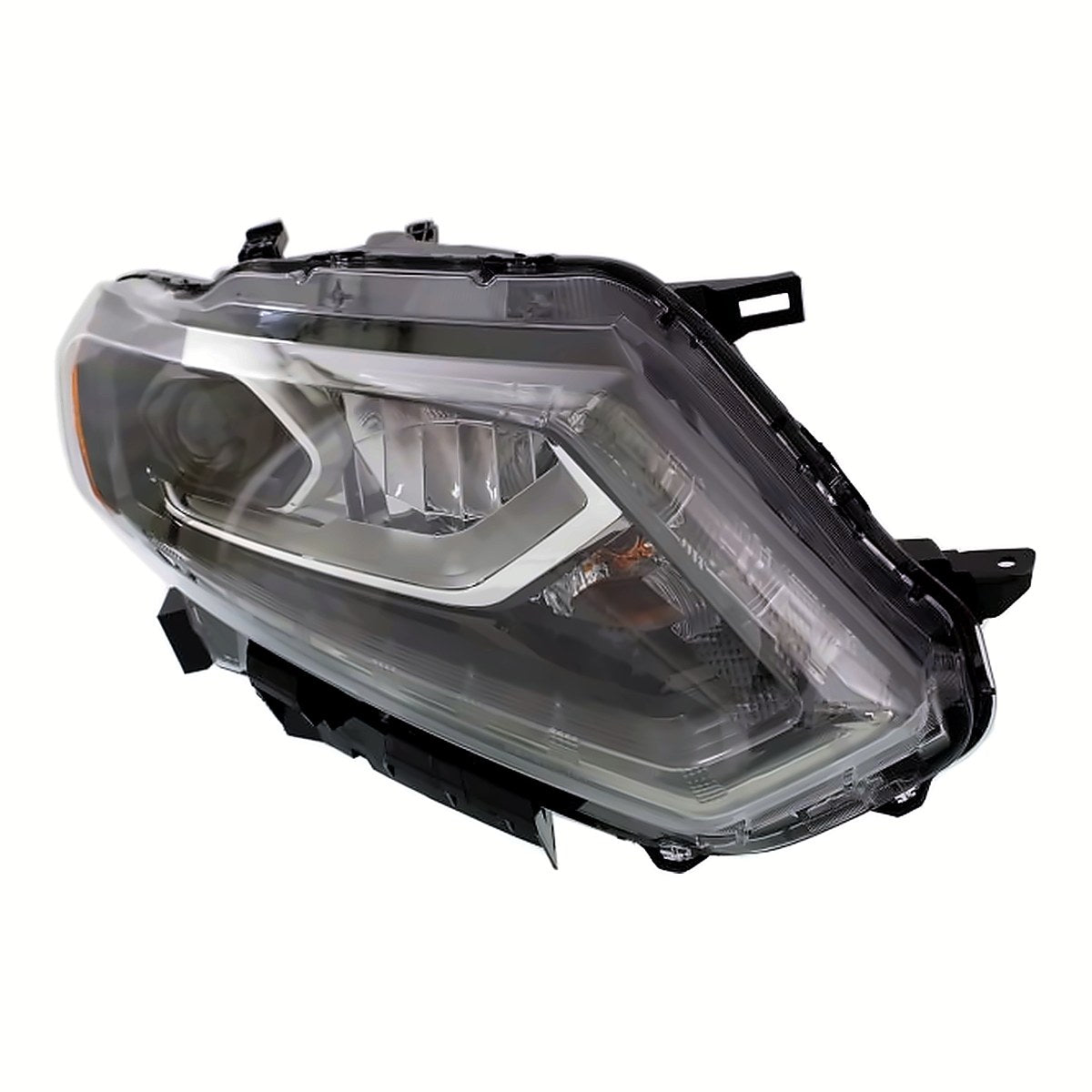 2014-2016 Nissan Rogue Headlight Passenger Side Led With Led Drl To 2/2015 Production – Side View (NI2503228)