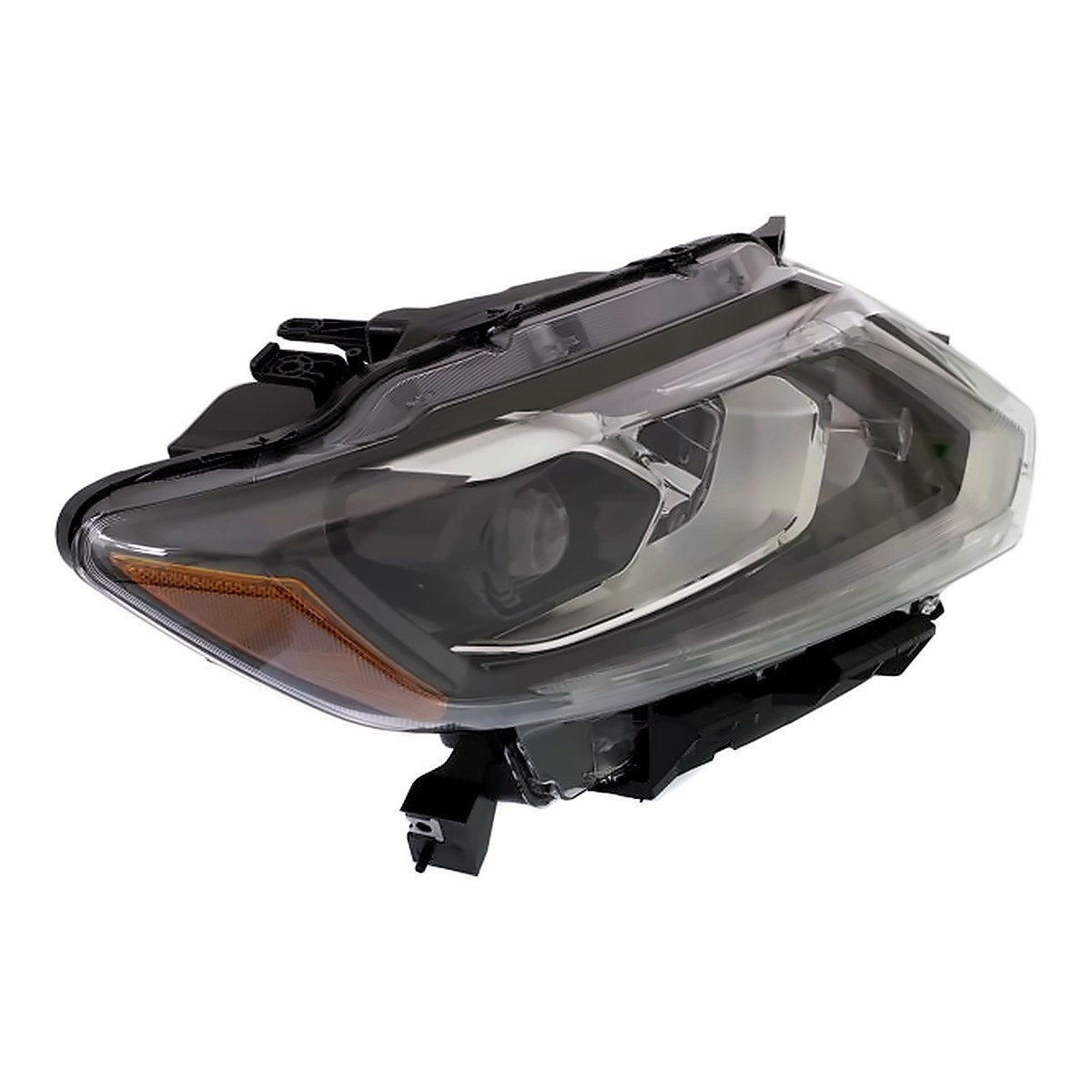 2014-2016 Nissan Rogue Headlight Passenger Side Led With Led Drl To 2/2015 Production – Angle View (NI2503228)