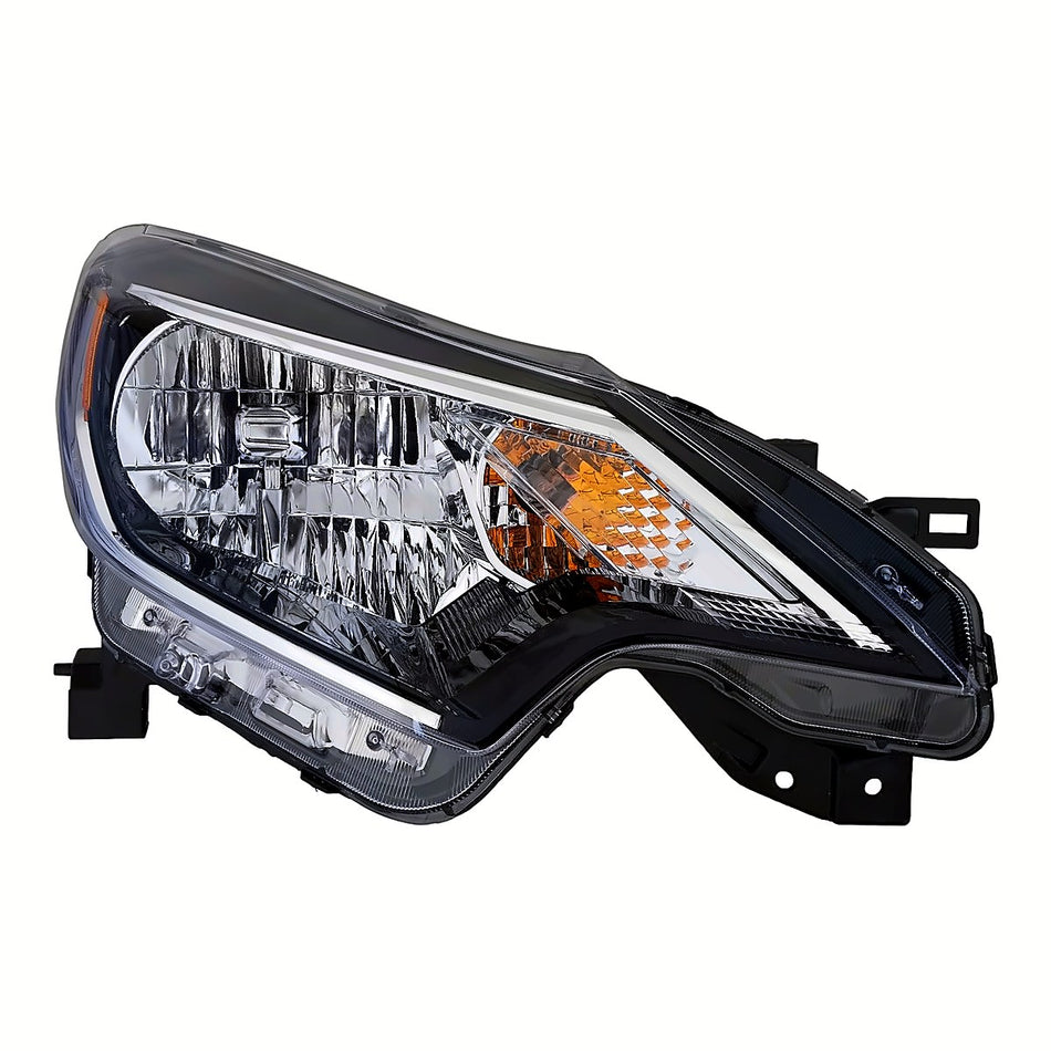 2017-2019 Nissan Versa_Hatchback Headlight Passenger Side Halogen With Black Bezel – Side View (NI2503257)