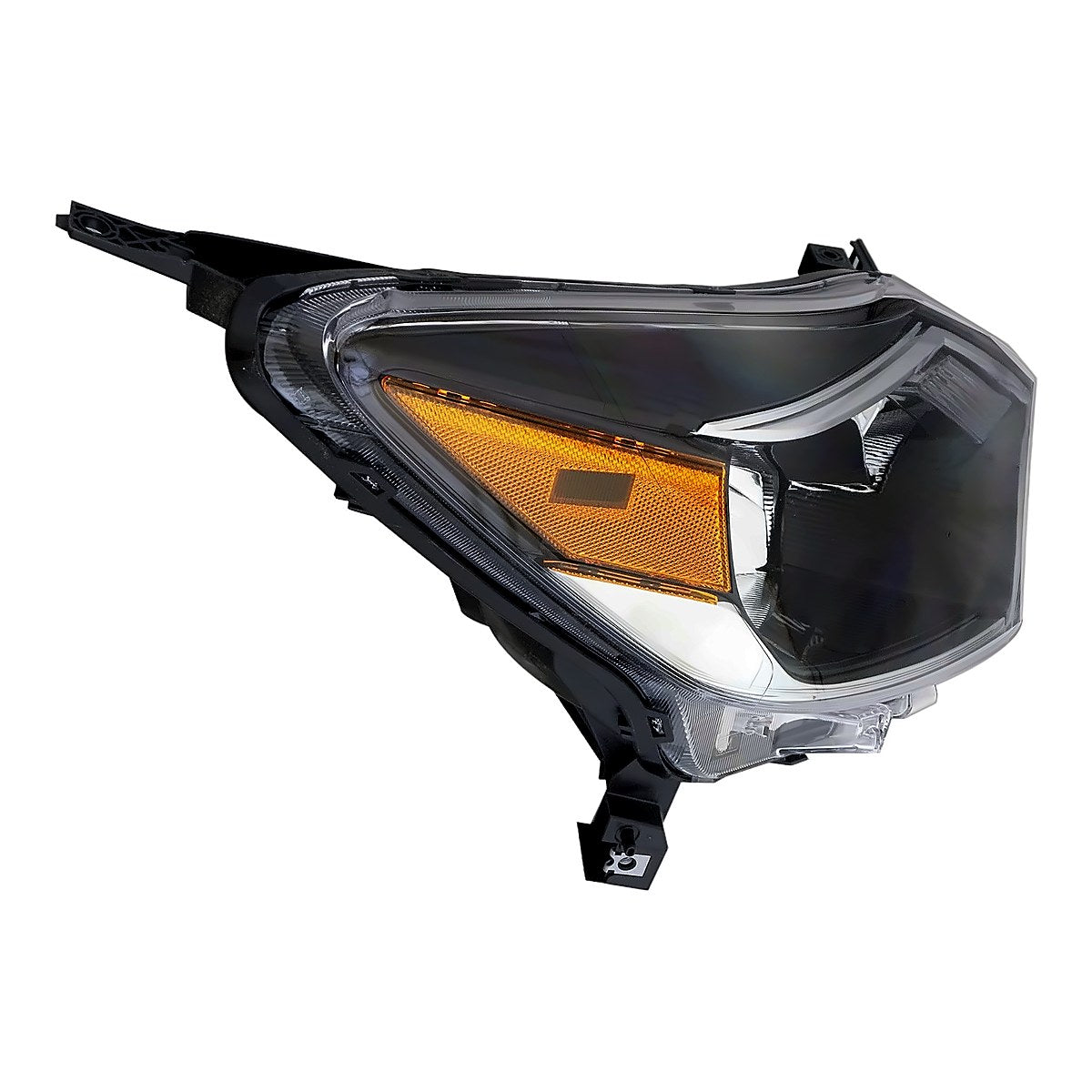 2017-2019 Nissan Versa_Hatchback Headlight Passenger Side Halogen With Black Bezel – Detail View (NI2503257)