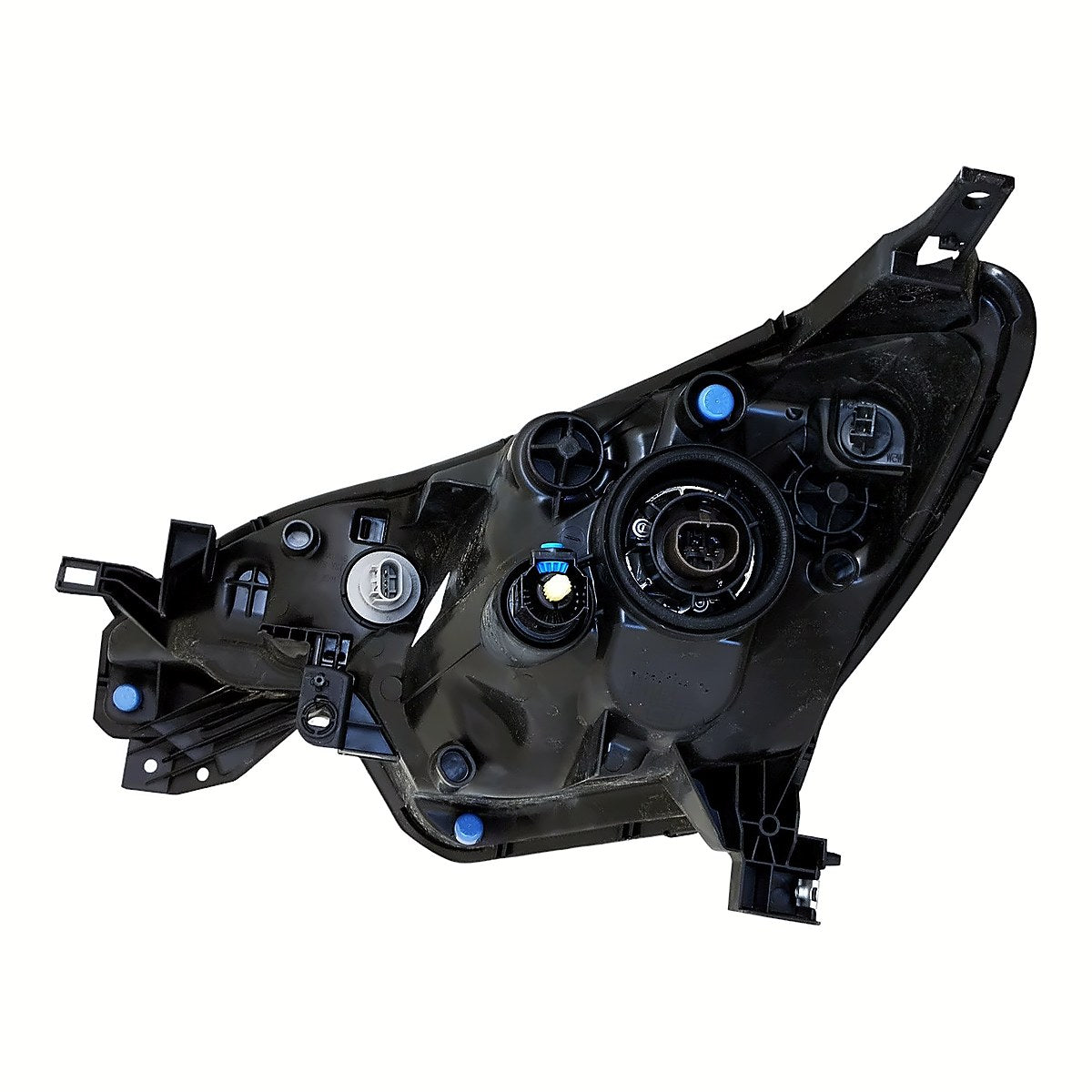2017-2019 Nissan Versa_Hatchback Headlight Passenger Side Halogen With Black Bezel – Back View (NI2503257)