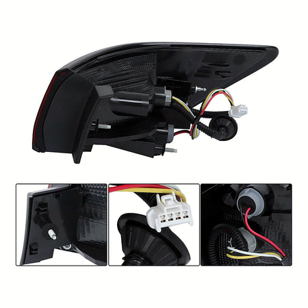 Rear View - 2020-2025 Nissan Sentra Outer Tail Light Passenger Side RH Factory Fit Quality NI2805121