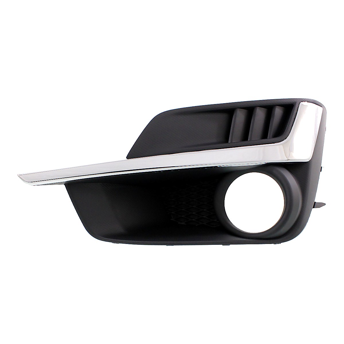 2015-2016 Subaru Impreza Fog Light Bezel Front Driver Side With Chrome Moulding – Front View (SU1038110)