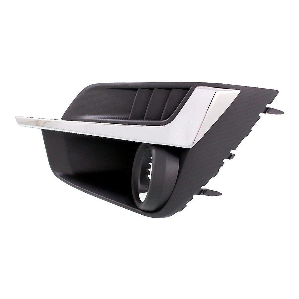 2015-2016 Subaru Impreza Fog Light Bezel Front Driver Side With Chrome Moulding – Side View (SU1038110)