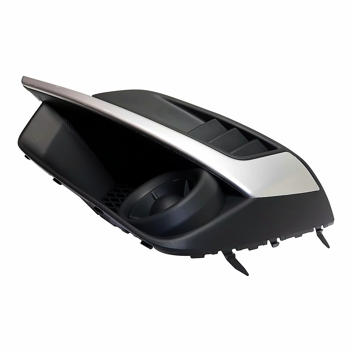 2015-2016 Subaru Impreza Fog Light Cover Front Driver Side With Painted Silver Moulding – Side View (SU1038111)