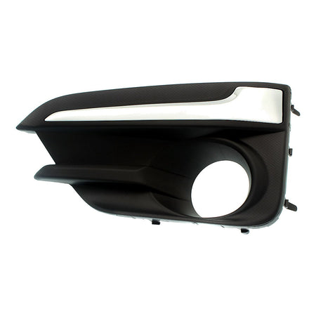2017-2019 Subaru Impreza Fog Light Bezel Front Driver Side With Chrome Moulding – Front View (SU1038113)