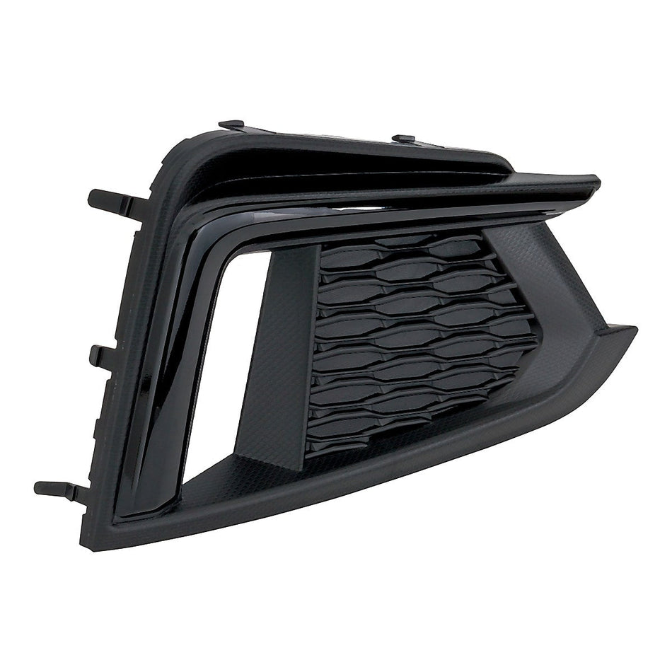 2017-2019 Subaru Impreza Fog Light Cover Driver Side Textured Black With Gloss Black / Drl – Side View (SU1038129)