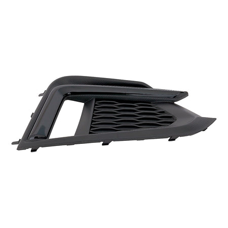 2017-2019 Subaru Impreza Fog Light Cover Driver Side Textured Black With Gloss Black / Drl – Back View (SU1038129)