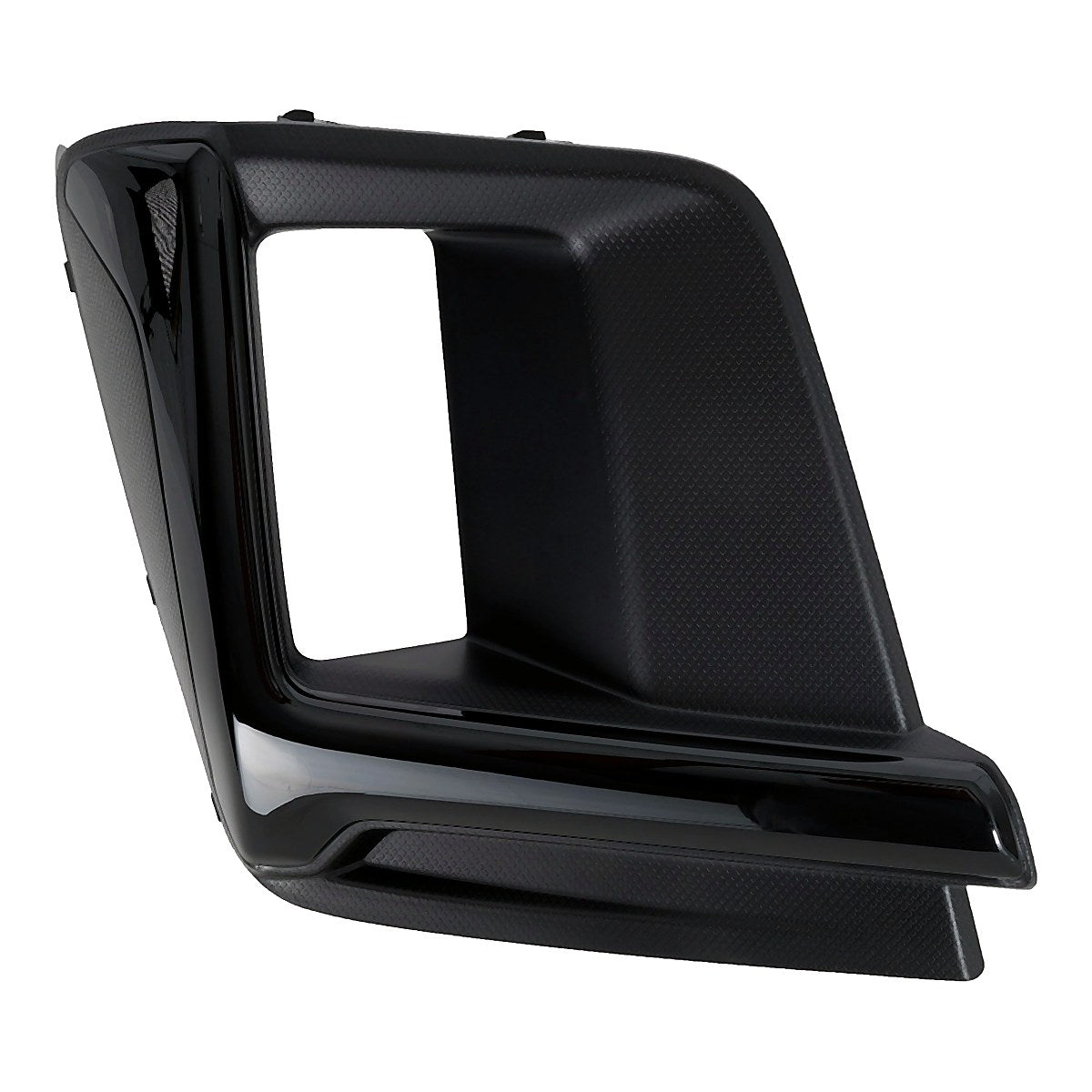 2022-2024 Subaru Forester Fog Light Bezel Front Driver Side Ptd Gloss Black Sprts Model With Vertical Led Fog Hole – Front View (SU1038130)
