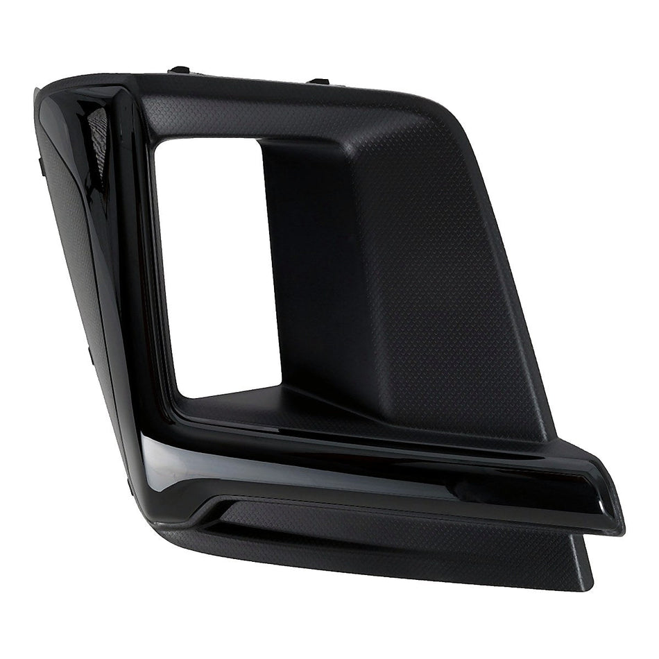 2022-2024 Subaru Forester Fog Light Bezel Front Driver Side Ptd Gloss Black Sprts Model With Vertical Led Fog Hole – Front View (SU1038130)