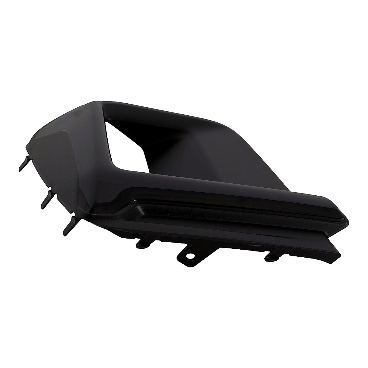 2022-2024 Subaru Forester Fog Light Bezel Front Driver Side Ptd Gloss Black Sprts Model With Vertical Led Fog Hole – Side View (SU1038130)