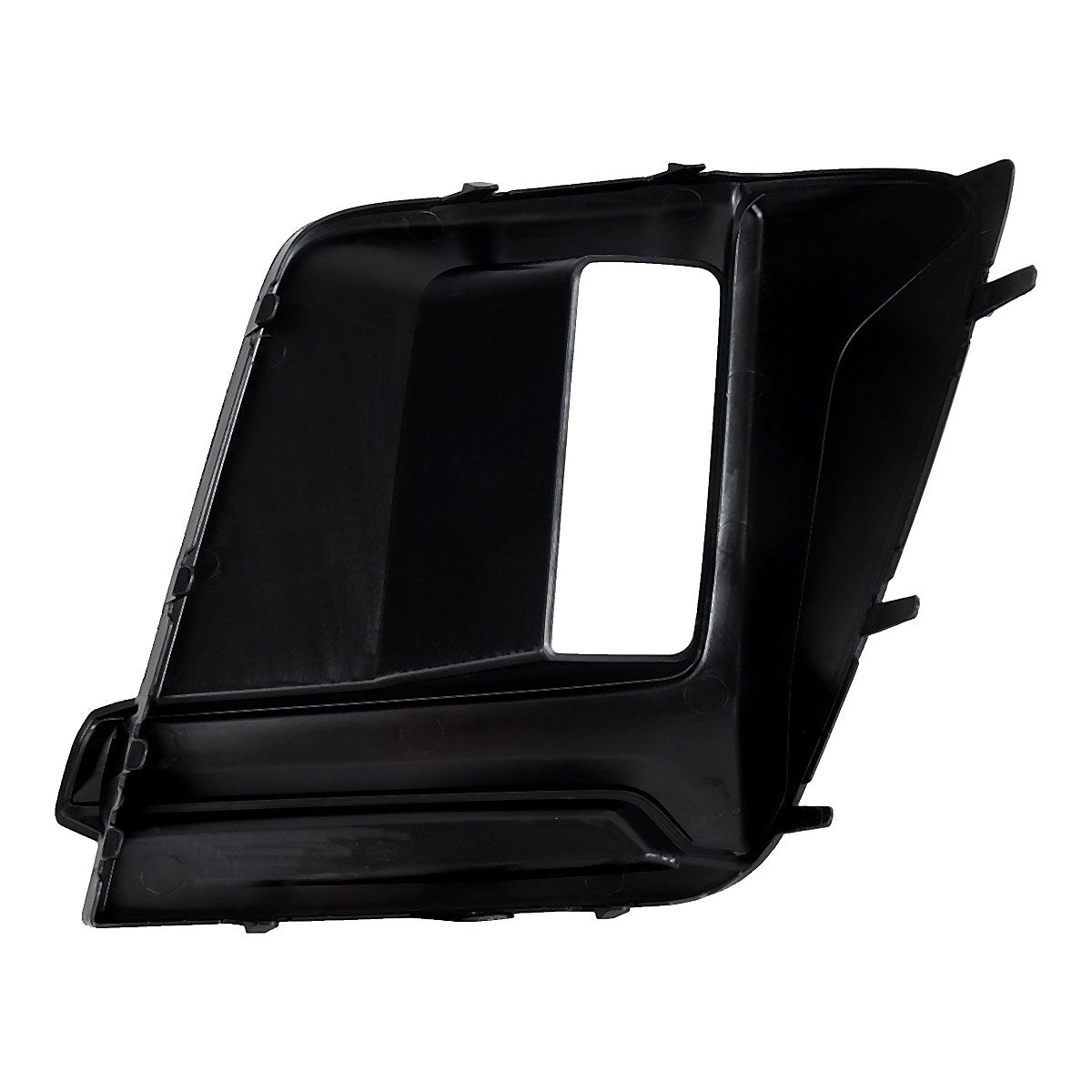 2022-2024 Subaru Forester Fog Light Bezel Front Driver Side Ptd Gloss Black Sprts Model With Vertical Led Fog Hole – Back View (SU1038130)
