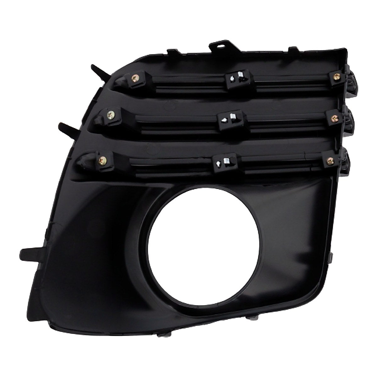 2022-2024 Subaru Forester Fog Light Bezel Front Driver Side Black With Chrome /Round Halogen Fog Lights Exclude Wilderness/Sprt – Side View (SU1038132)